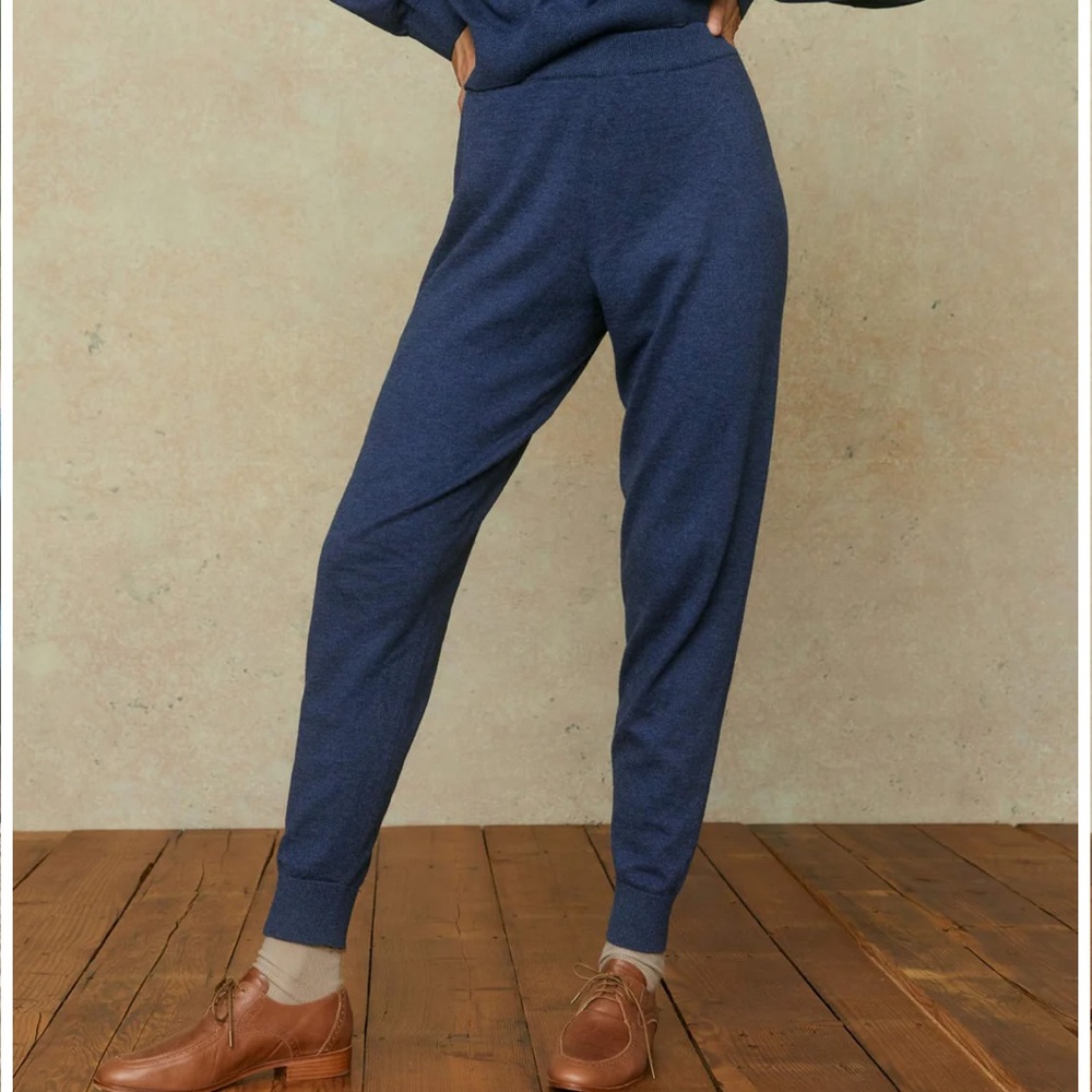 Christy Dawn Navy Blue Track Joggers